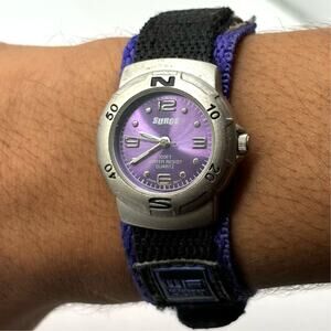 Silver & Purple Surge Watch